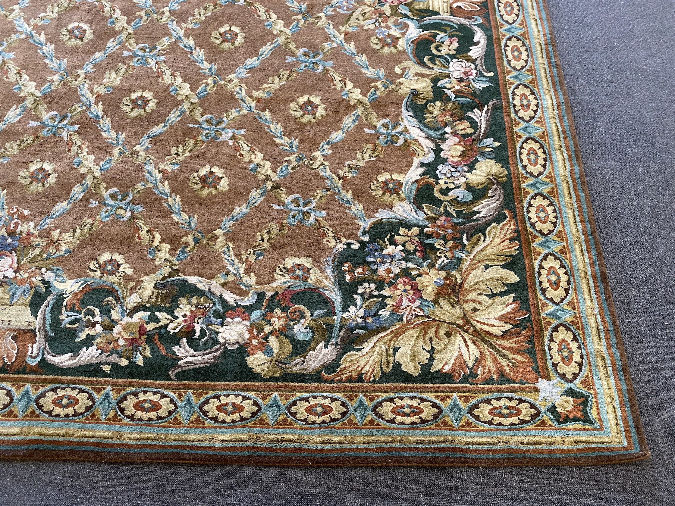 A large Indian carpet, 575 x 358cm